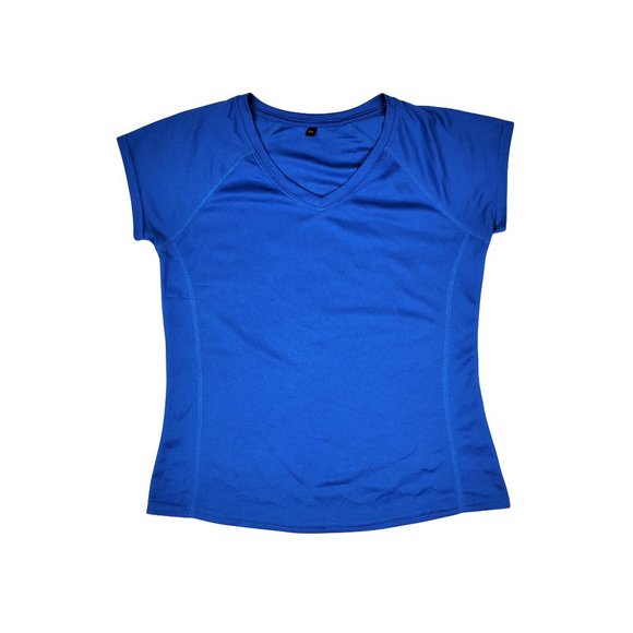 (Up To 50% Off SALE) Blue Athletic Short Sleeve Top - Picture 1 of 3